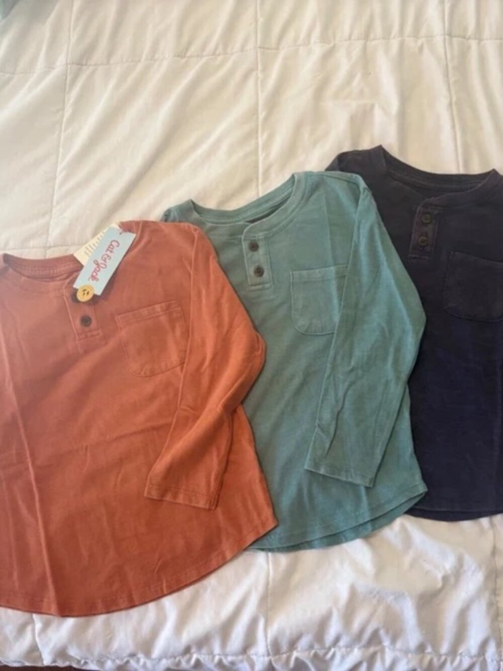3 Pack of 2T NWT Cat and Jack Long-Sleeved Shirts